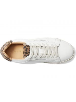 Прозрачные леопардовые кроссовки Allsaints белые