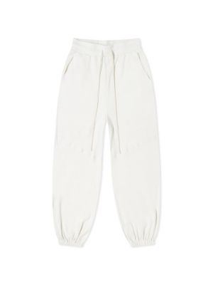 Белые утепленные спортивные штаны Twenty