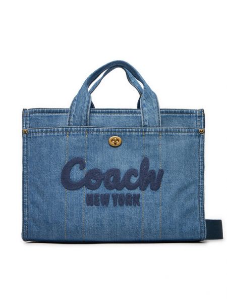 Чанта Coach синьо