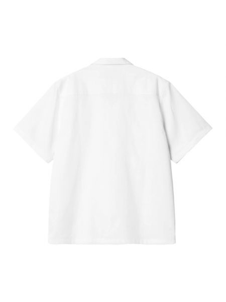 Camisa de algodón manga corta Carhartt Wip blanco