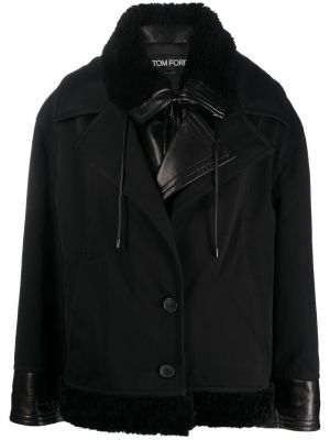Кожаная куртка Tom Ford, черная