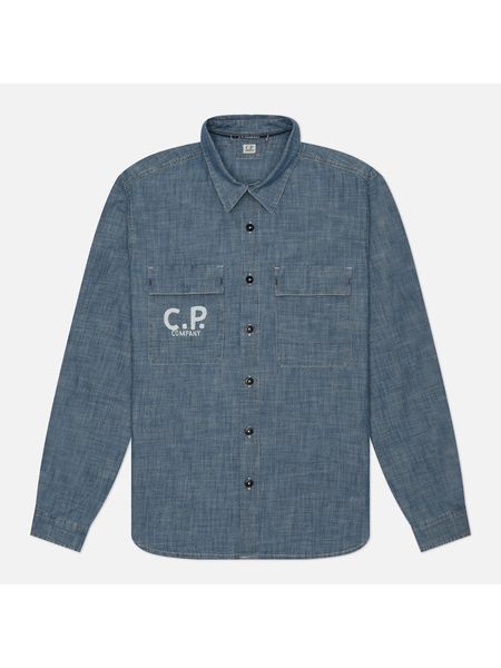 Рубашка C.p. Company синяя