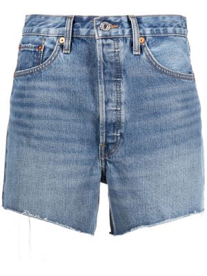 Szorty jeansowe Re/done niebieskie