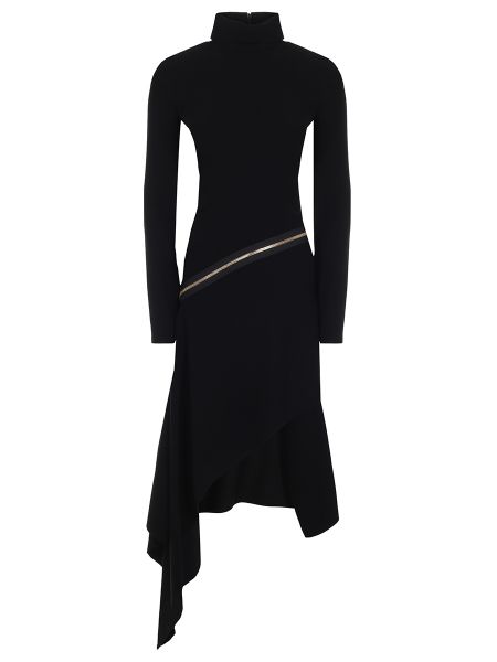 Асимметричное вечернее платье Alexandre Vauthier черное