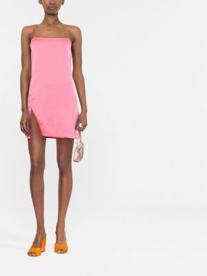 Mini šaty The Attico růžové