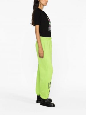 Sportovní kalhoty s potiskem Dsquared2 zelené