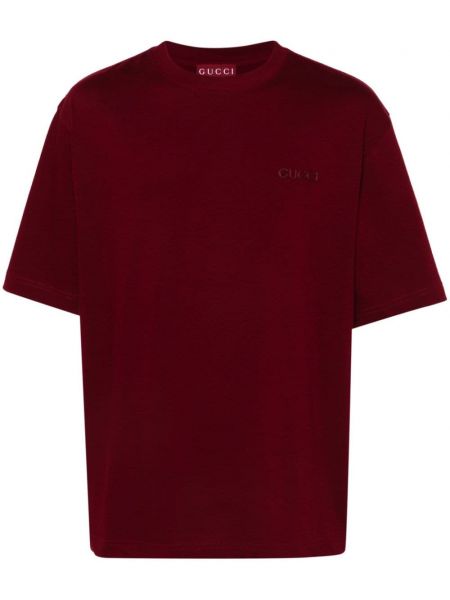 T-shirt i jersey Gucci rød