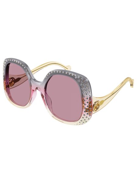 Okulary przeciwsłoneczne z kryształkami Gucci