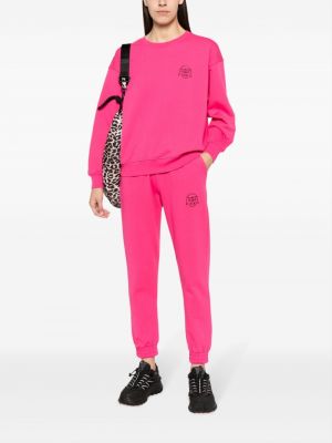 Sweatshirt aus baumwoll Pinko pink