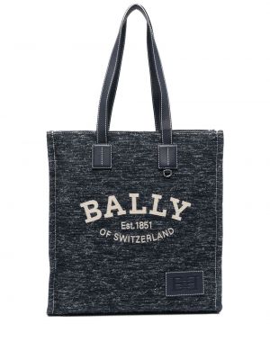 Trykt shoppingbag Bally blå