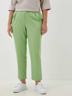 Зеленые прямые брюки Horosha