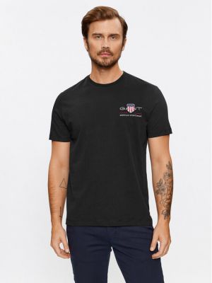 T-shirt Gant schwarz