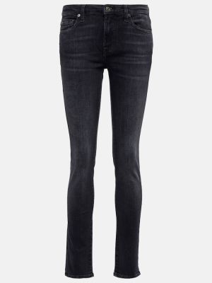 Blugi skinny 7 For All Mankind negru