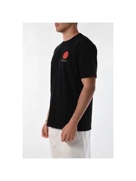 Camiseta de algodón Edwin negro