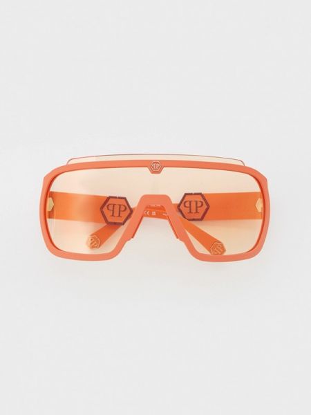 Очки солнцезащитные Philipp Plein оранжевые