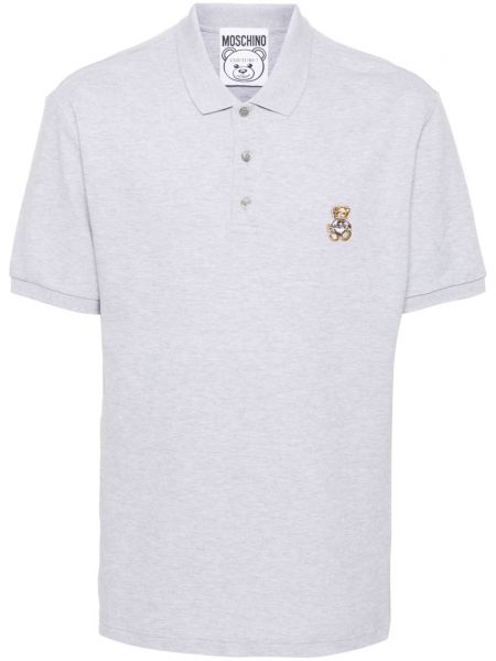 Polo yaka tişört Moschino gri