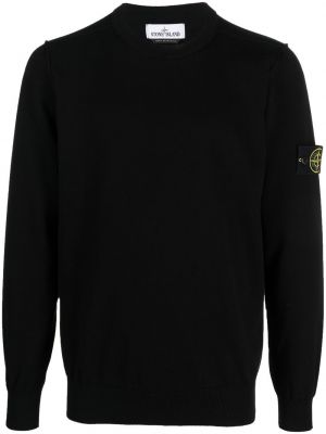 Sweatshirt mit rundhalsausschnitt Stone Island schwarz