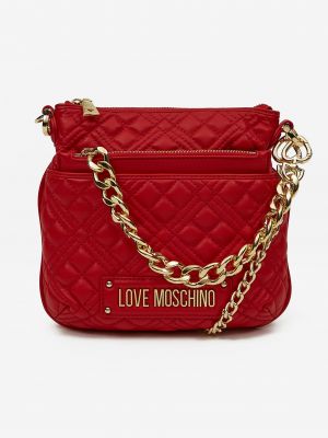 Чанта през рамо Love Moschino червено