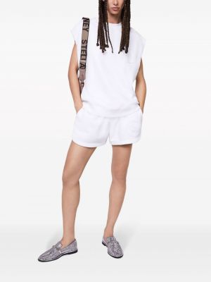 Shorts en jersey Stella Mccartney blanc