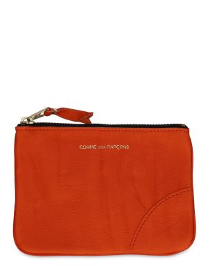 Cipzáras pénztárca Comme Des Garçons Wallet narancsszínű