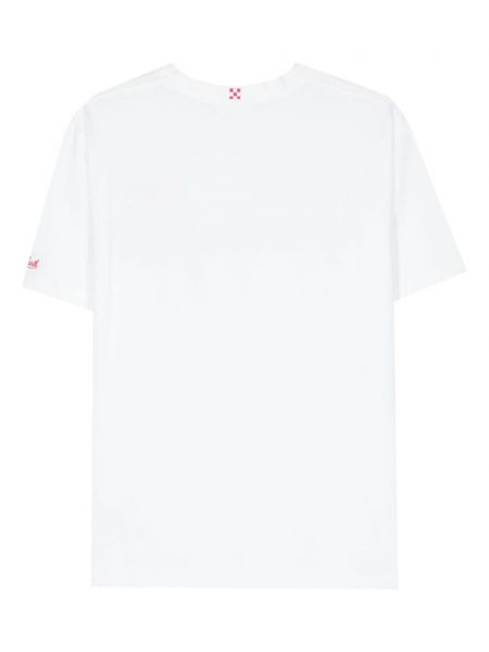 Siuvinėtas marškinėliai Mc2 Saint Barth balta