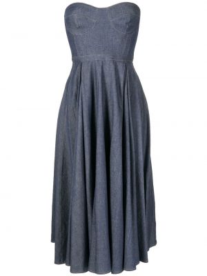 Sukienka jeansowa Saiid Kobeisy niebieska