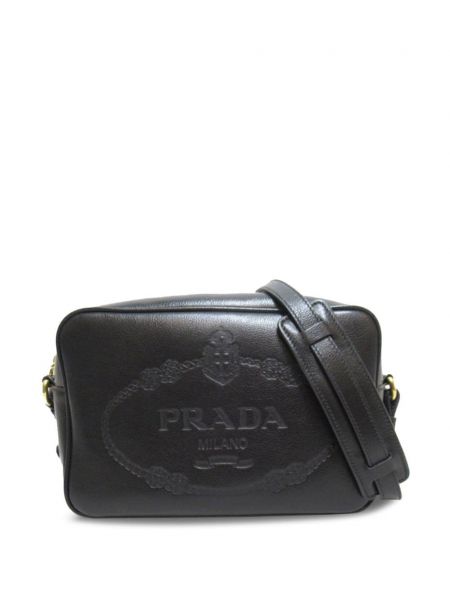 Crossbody torbica Prada Pre-owned crna