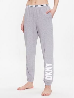 DKNY Pantaloni pijama YI2822635  Regular Fit - Gri