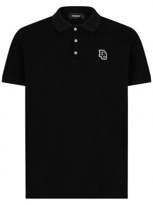 Polo marškinėliai Dsquared2 juoda