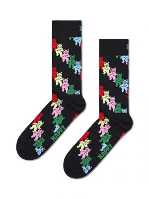Czarne skarpety Happy Socks
