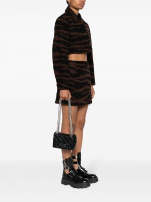 Prošívaná taška přes rameno se cvočky Versace Jeans Couture