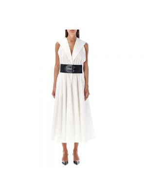 Sukienka midi Alaïa biała