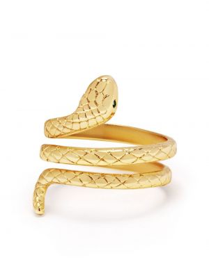 Gredzens ar čūskas rakstu Nialaya Jewelry zelts