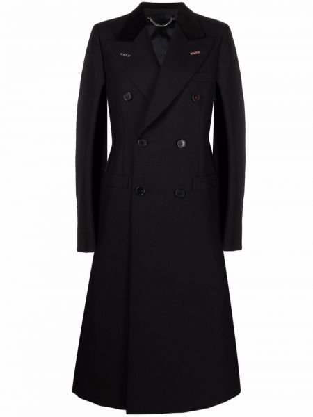 Vlněný kabát Maison Margiela černý