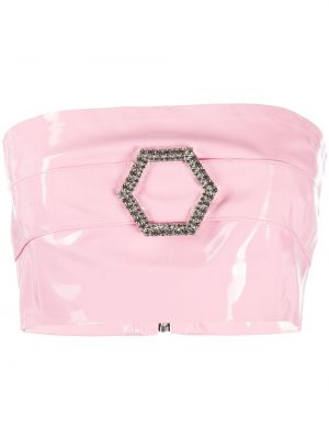 Crop top Philipp Plein rosa