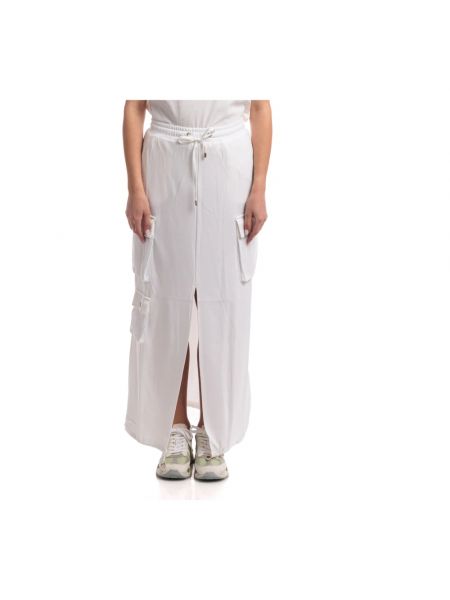 Długa spódnica z kieszeniami Liu Jo biała