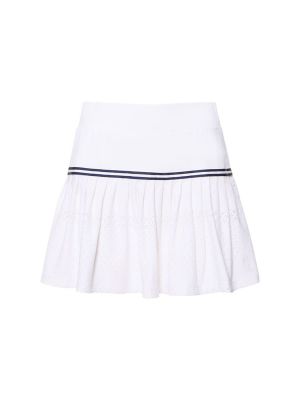 Falda de encaje L'etoile Sport blanco