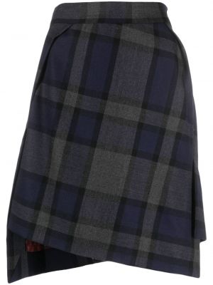 Asymetrická kockovaná sukňa Vivienne Westwood Pre-owned