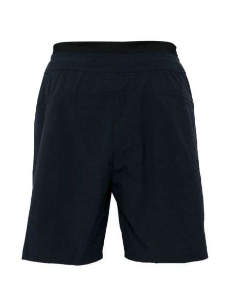 Läuft shorts mit print On Running blau