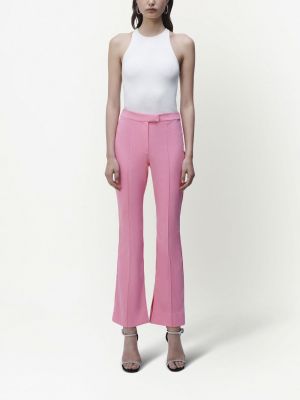 Plisované kalhoty Jonathan Simkhai růžové
