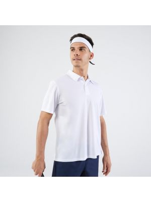 Рубашка-поло для настольного тенниса и сквоша Decathlon Tennis Badminton Padel Artengo белый