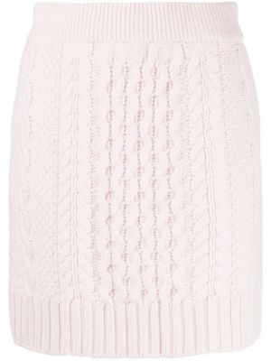 Mini suknja od kašmira Lisa Yang ružičasta