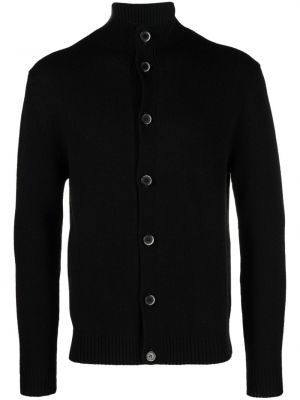 Cardigan en tricot Barena noir