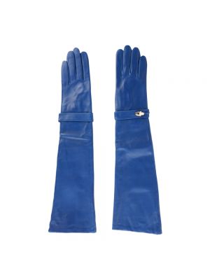 Rękawiczki Cavalli Class niebieskie