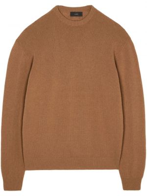 Pletený svetr s kulatým výstřihem Alanui hnědý