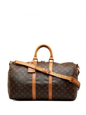 Τσάντα ταξιδιού Louis Vuitton καφέ