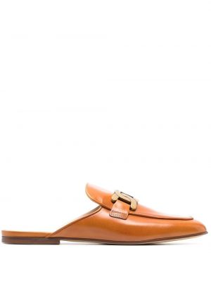 Papuci tip mules din piele Tod's