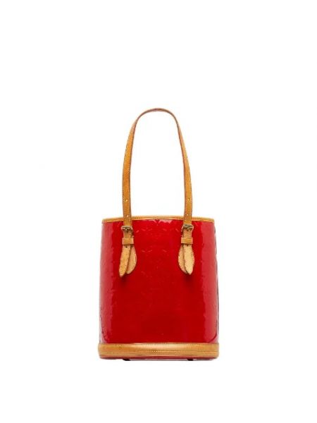Bolso shopper de cuero retro Louis Vuitton Vintage rojo
