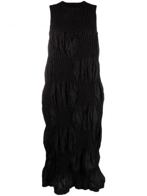 Dlouhé šaty Issey Miyake černé