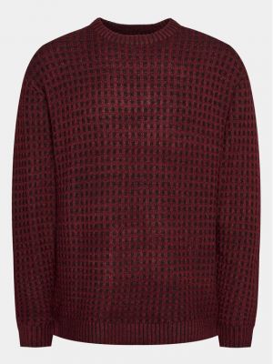 Пуловер Redefined Rebel винено червено